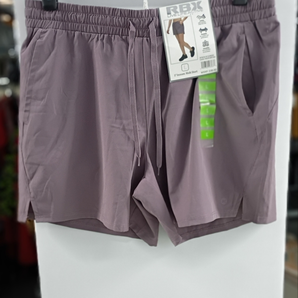 RBX Men's Hybrid Shorts in Mauve